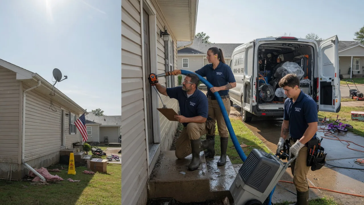 Ceiling Water Damage Restoration in Great Lakes, IL near me